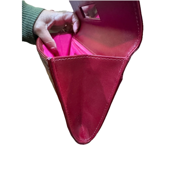 Coach Soho Patent Leather Buckle Slim Envelope Clutch/ Wristlet - Picture 12 of 16